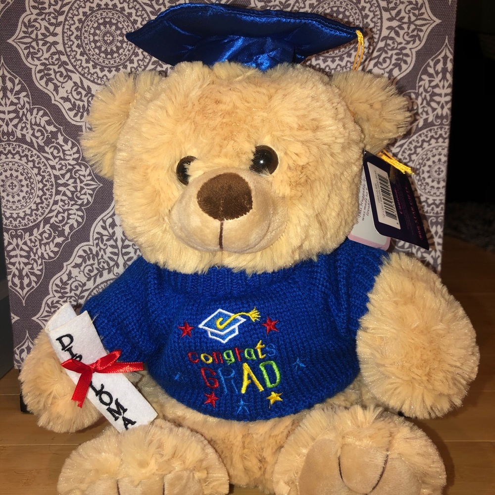 NEW Congrats Grad Stuffed Bear
